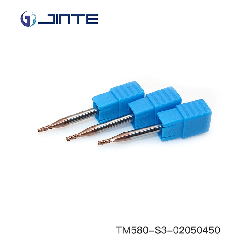 Jinte Solid Carbide 3 Flute 2mm End Mill CNC Milling Tools for Steel Cast iron