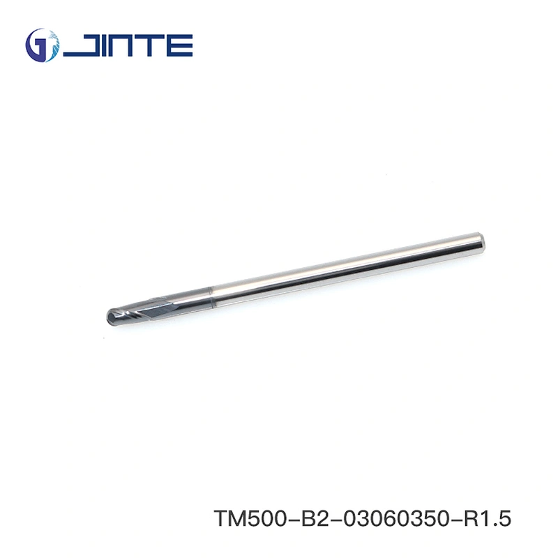 D3*50mm HRC50 Carbide 2 Flute Ball Nose End Mill Cutter for Profile Milling
