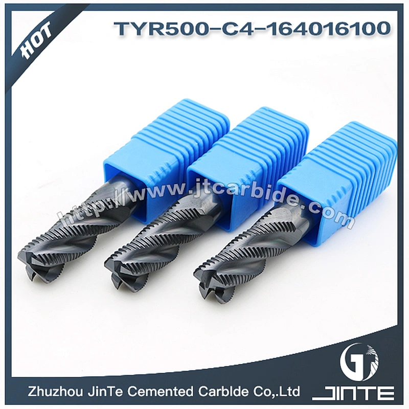 HRC50 indexable end mill for steel roughing processing