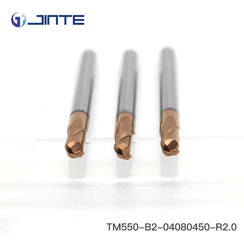 CNC end mill and 2 flutes Ball nose Solid carbide end mills D4X50mm