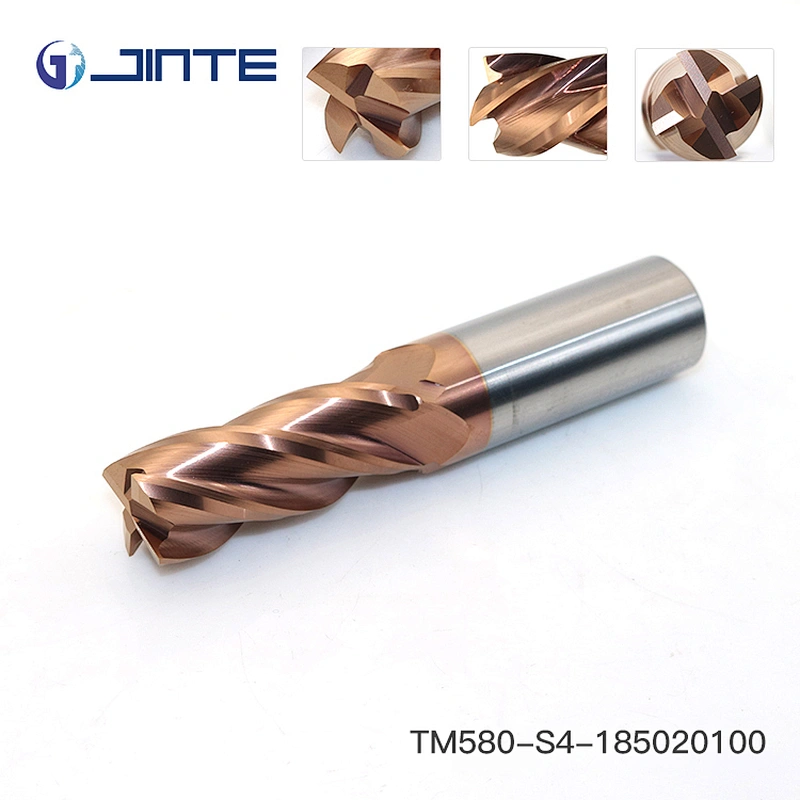 Tungsten Carbide 2 Flute 4 Flute End Mills For Metal working / Endmills Cutters Dia18x100