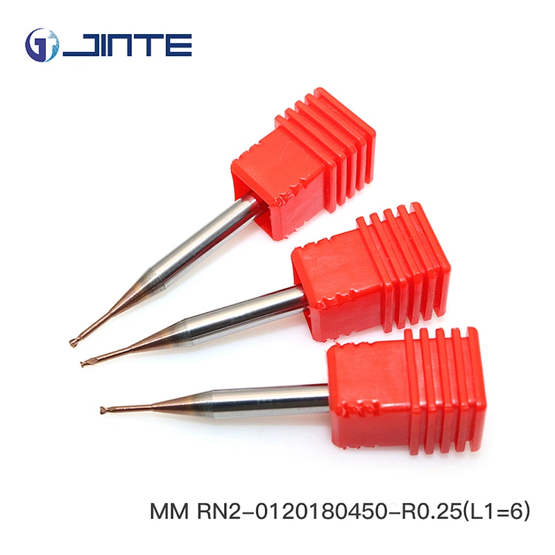 jinte MM series Superior surface finishing Two Flutes Ball Nose Carbide End Mill for CNC Milling Machine