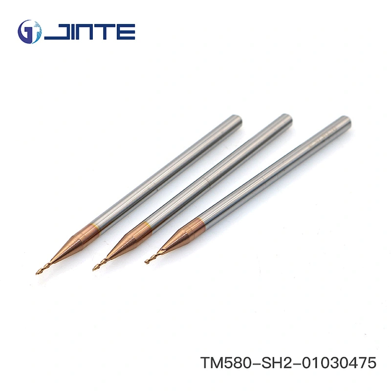 Micro Carbide End mills Extra Long Milling Cutters for Steel Dia1x75