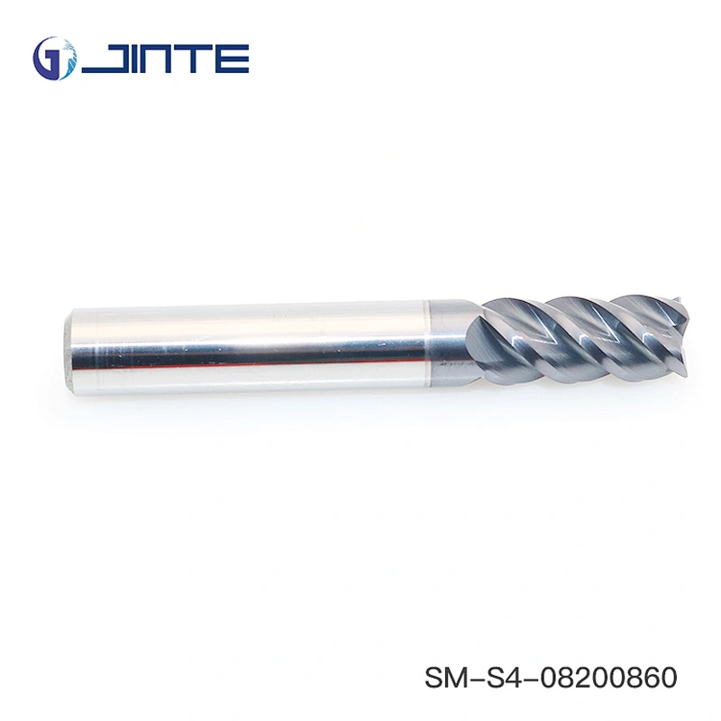 jinte factory SM stainless grade carbide endmill 4 flutes cutting tools