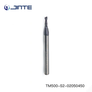 HRC50/55 Flat Milling Cutter Carbide 2 Flute D2x50mm Square Endmill for CNC Machine