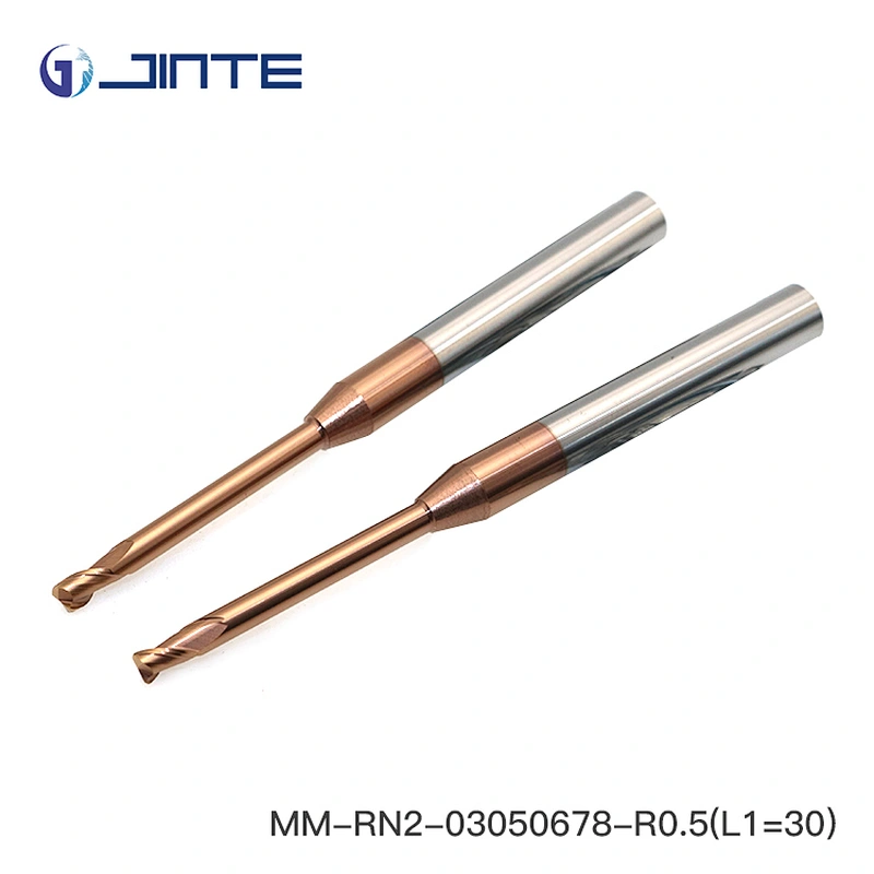 R0.5mm  2 flute corner radius solid carbide micro end mill