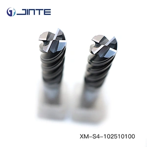 10mm Carbide 4 Flute Roughing Endmills, Rough Cutting For CNC Metal Working