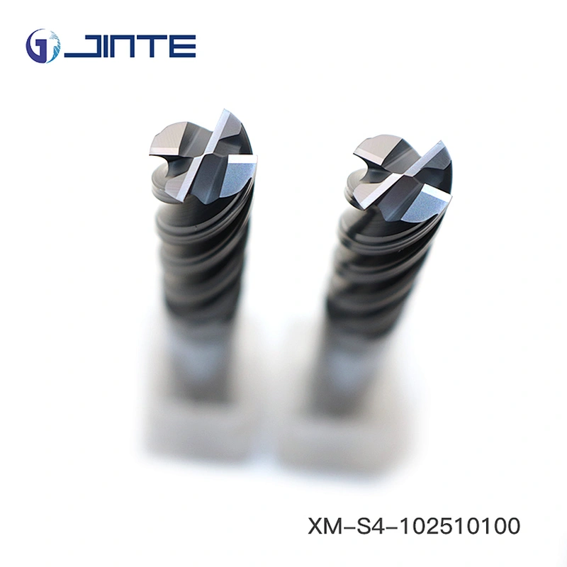 10mm Carbide 4 Flute Roughing Endmills, Rough Cutting For CNC Metal Working