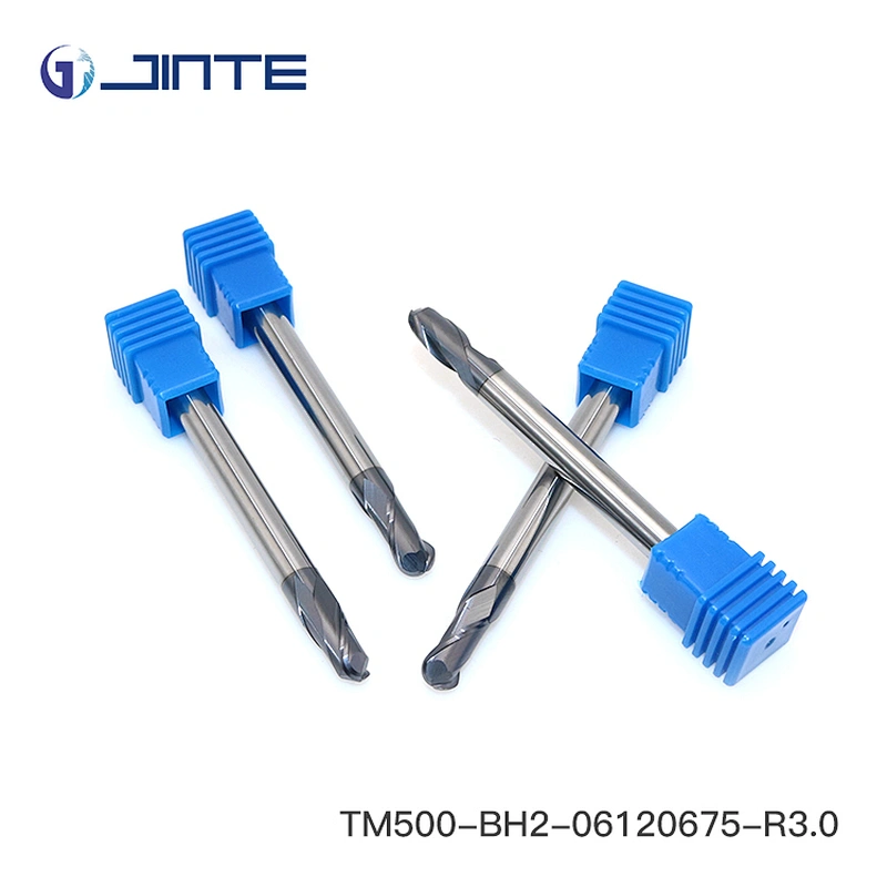 6mm 50HRC carbide 2 flute bull nose end mill cutting tool for cnc milling machine