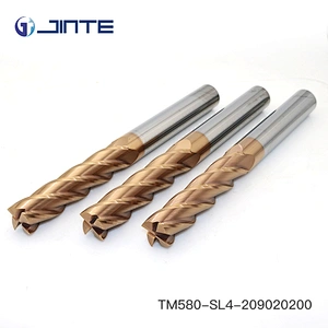 CNC Cutting Tools Flat Carbide End Mill/ Extra Long Solid Carbide End Mills