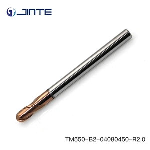 CNC end mill and 2 flutes Ball nose Solid carbide end mills D4X50mm