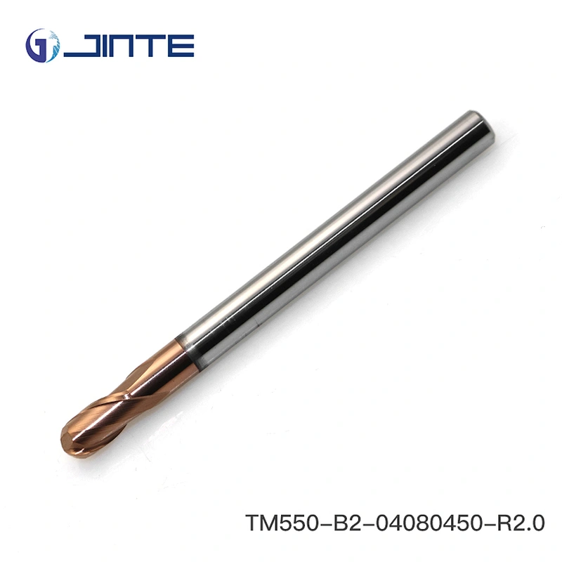 CNC end mill and 2 flutes Ball nose Solid carbide end mills D4X50mm