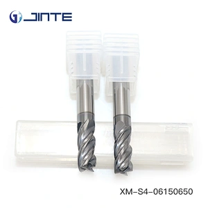 6*50mm 4 flute HRC68 endmill for hard steel machining