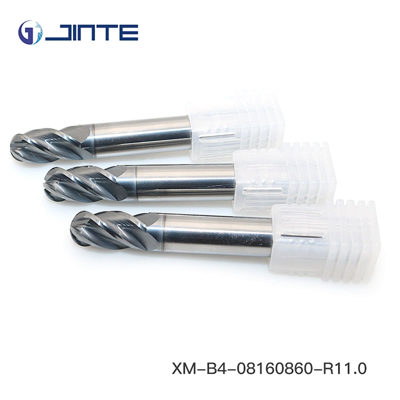 R4 ballnose 4F XM endmills for high hardness steel