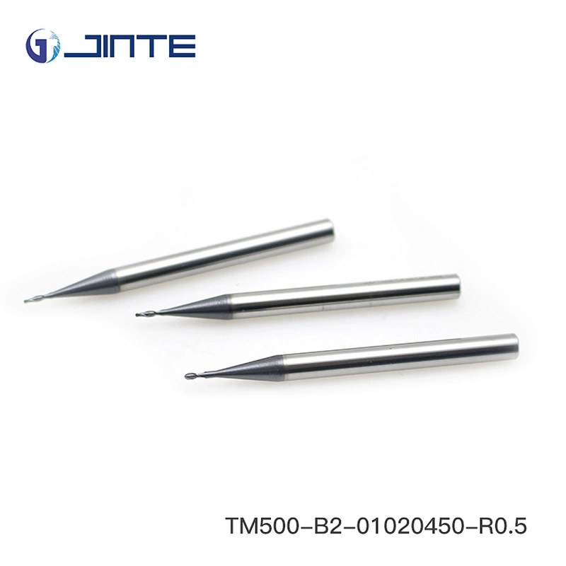 2 flute ballnose endmill micro 1mm R0.5 end mills cutting tools for steel cast iron