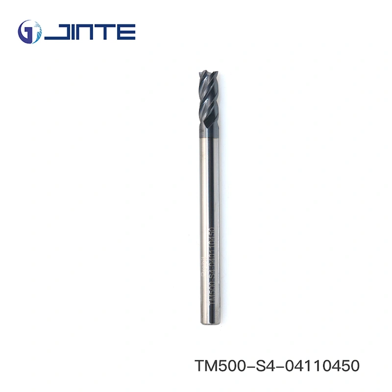 carbide 4 flute 45 50 degree square end mill cutting tool cnc milling cutter for Steel