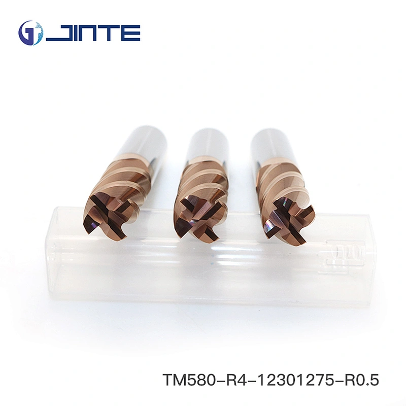 4 Flutes HRC58 Carbide corner radius End Mills Cutters Dia12X75