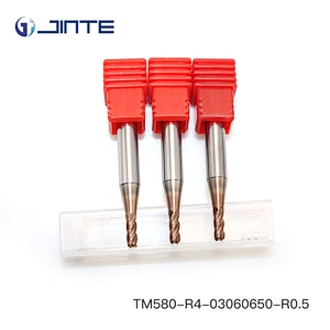 factory price corner radius endmill R0.5  size 3*50