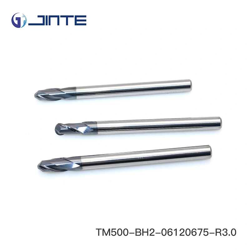 High Precision Solid Carbide 2 Flute D6x75L  Long Shank R3.0 Ball Head End Mill