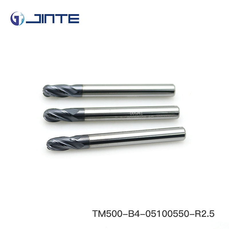 Wholesale Tungsten Carbide 5mm Ball Nose End Mill HRC45 Four Flute  CNC Cutter