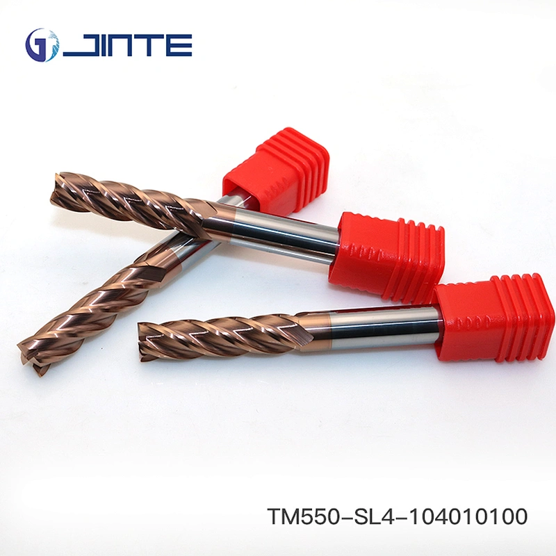 Long Flute HRC55 Solid End Mills Cutters Dia10 X 100
