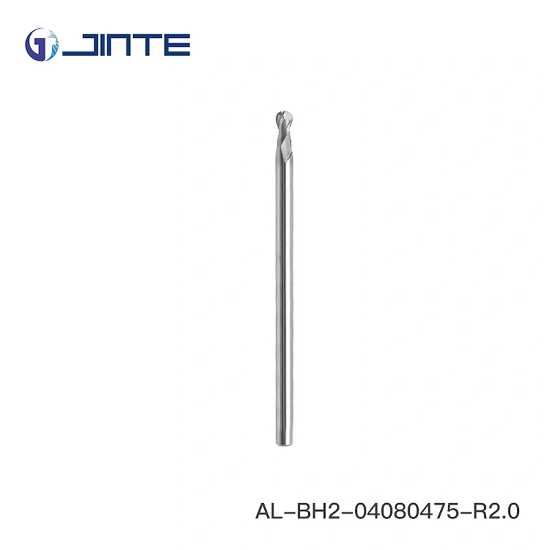 Jinte solid carbide milling cutter 2 flutes ballnose end mills for aluminum alloys