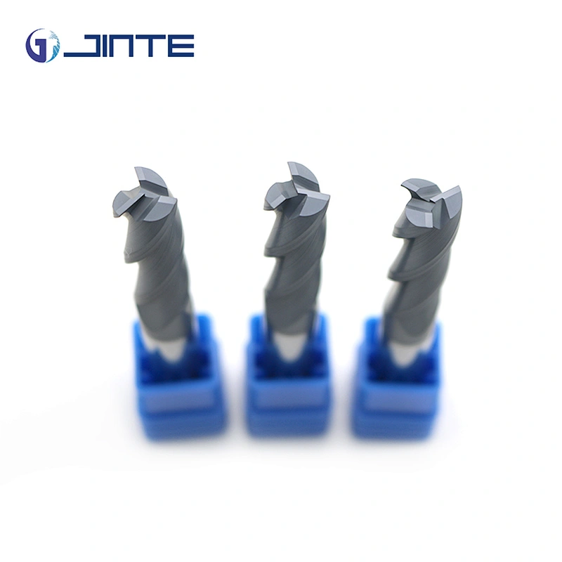 HRC55 Tungsten Carbide Cutting Tool 3 Flute Flat End Mill Cutter Tools for Sales