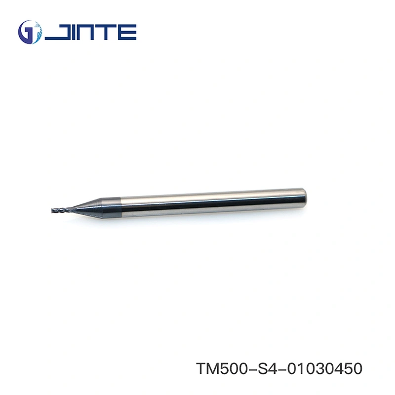 50 Degree Carbide CNC Milling Cutter Finishing 1mm End Mill wih 4 Flute for Side Milling