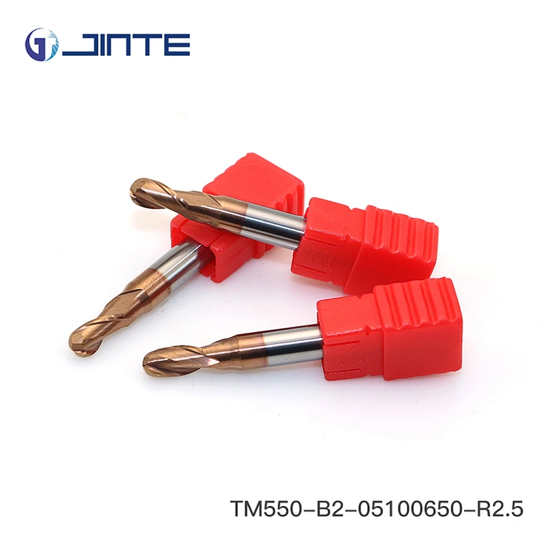 ball nose HRC58 2 flute solid carbide end mill