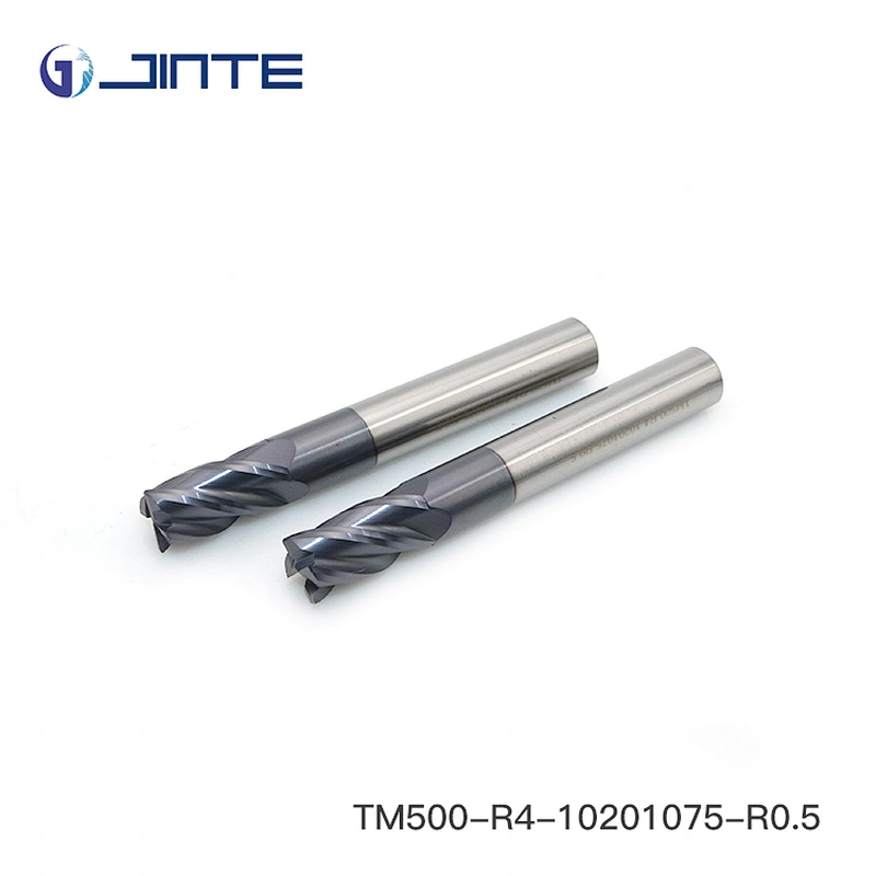 Solid Carbide 4 Flute End Mill Cutting Tool CNC Milling Cutter for Cast Iron and Steel