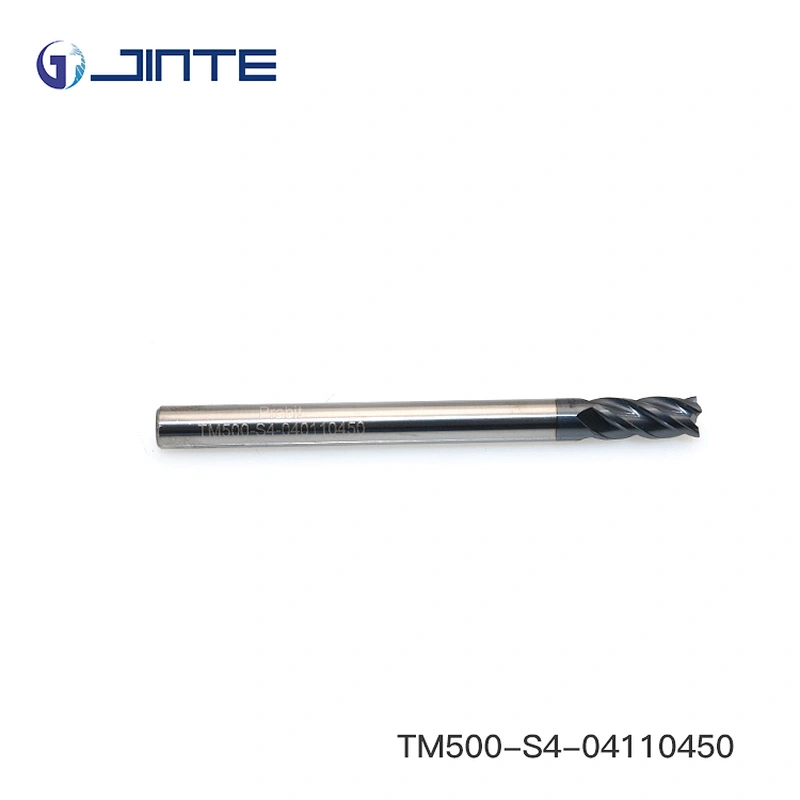 carbide 4 flute 45 50 degree square end mill cutting tool cnc milling cutter for Steel
