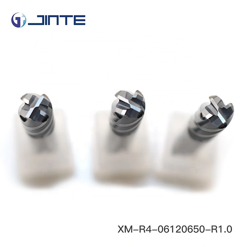 JINTE Solid Carbide Milling Cutter Specification Corner Radius End Mills for Metal Processing