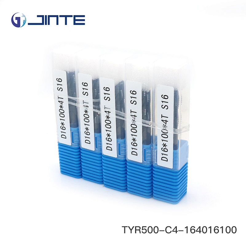 HRC50 indexable end mill for steel roughing processing
