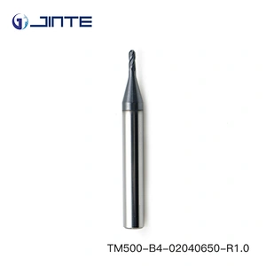 Zhuzhou Factory CNC Milling Cutter 4 Flute Taper Ballnose End Mill for Steel