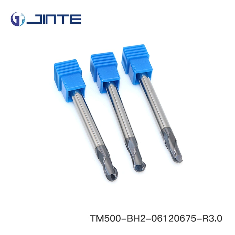 6mm 50HRC carbide 2 flute bull nose end mill cutting tool for cnc milling machine