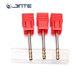 Best Price carbide 4F Square end mill cutting tools HRC55 endmill D3x50L for Carbon steel