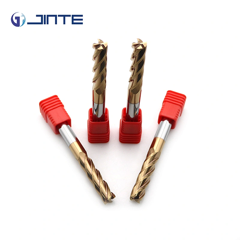 High Precision 10*100 Long Length Carbide Finish 4F Flat End Mills for stainless steel