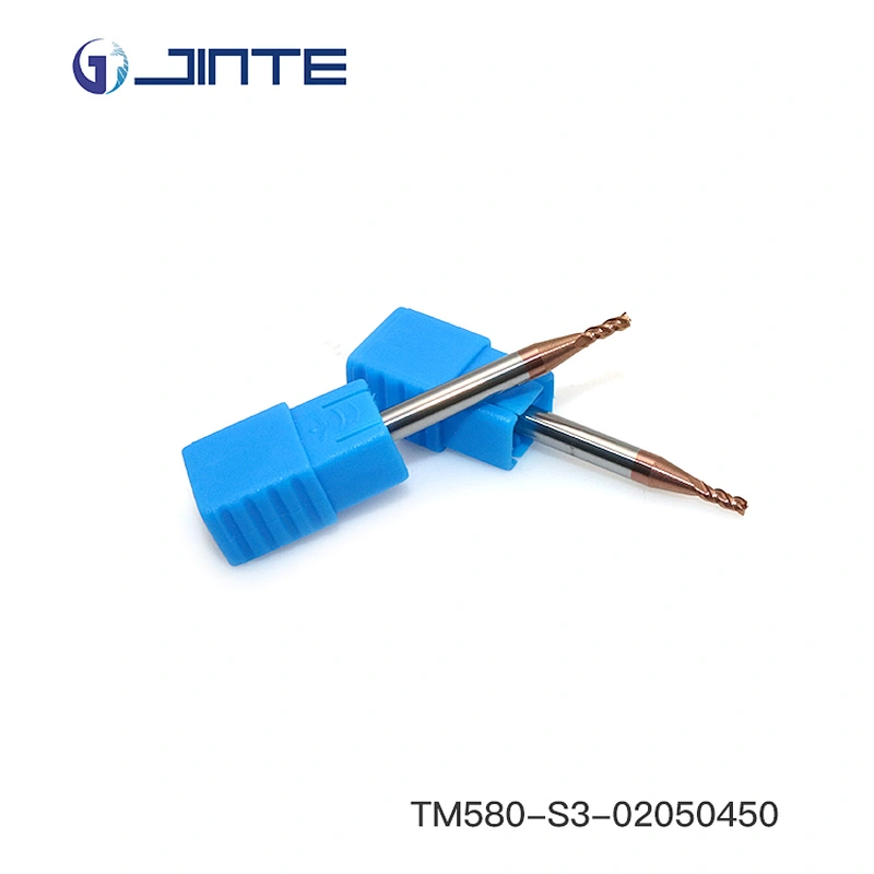 Jinte Solid Carbide 3 Flute 2mm End Mill CNC Milling Tools for Steel Cast iron