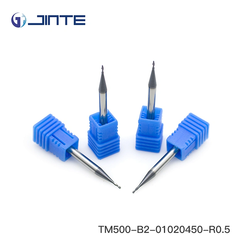 2 flute ballnose endmill micro 1mm R0.5 end mills cutting tools for steel cast iron