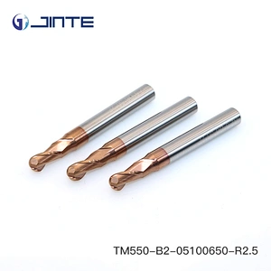 ball nose HRC58 2 flute solid carbide end mill