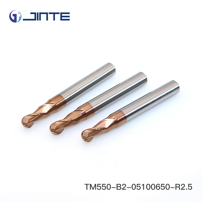 ball nose HRC58 2 flute solid carbide end mill
