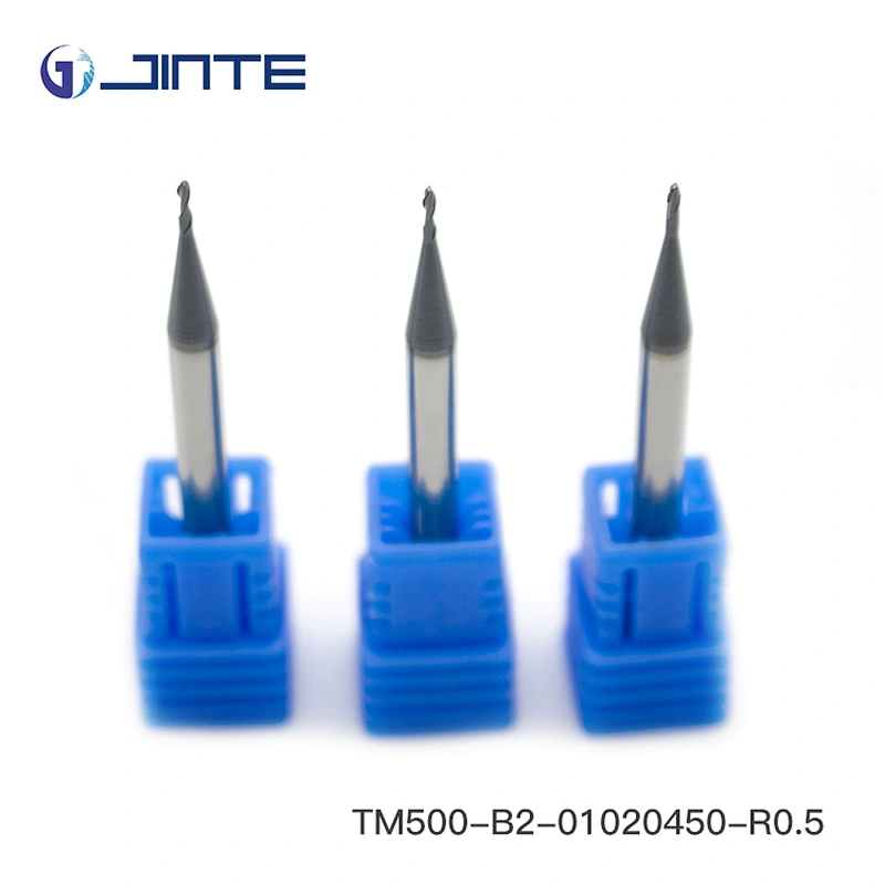 2 flute ballnose endmill micro 1mm R0.5 end mills cutting tools for steel cast iron