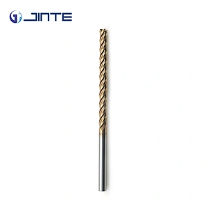 carbide endmill 4 flute end mill long neck 5mm 55hrc cnc cutting tools for slotting