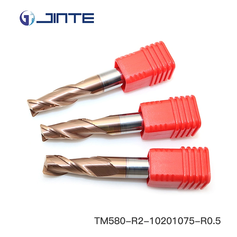factory price R0.5 tungsten solid carbide corner radius 10mm end mill 2 flute