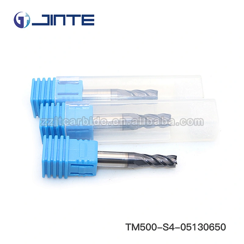 55HRC Milling Cutter Carbide End Mills TiAlN-coated End Mill for Steel Cutting