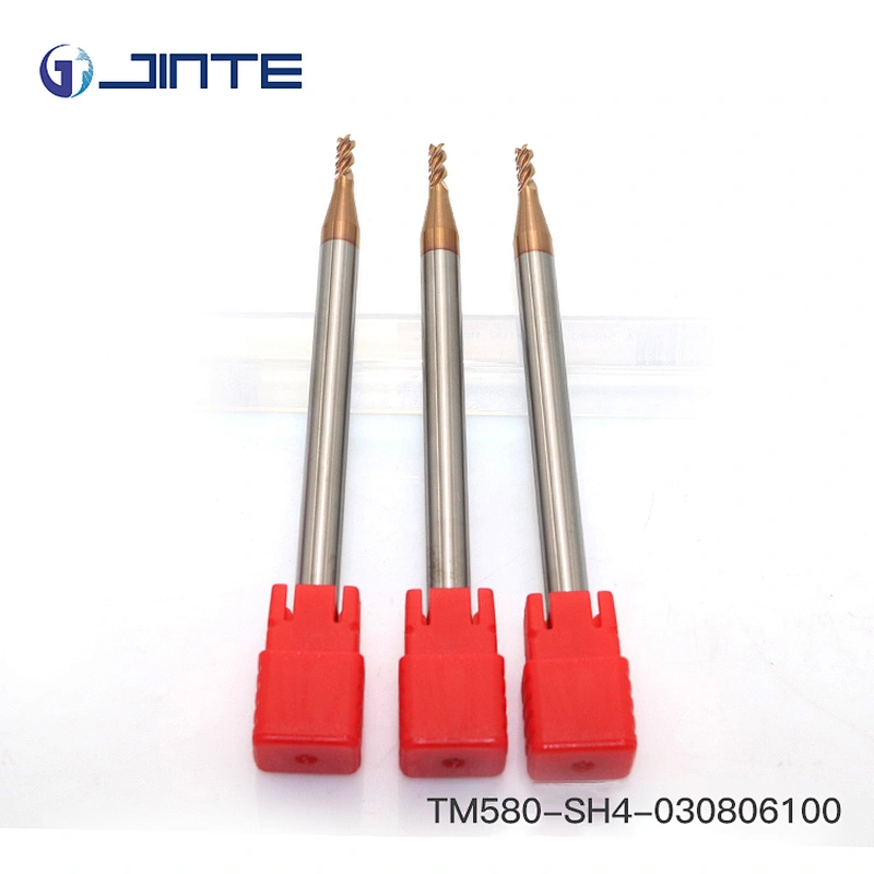 Milling Cutters 4 Flutes Solid Carbide End Mills Extra Long Cutting Tools Dia3x100