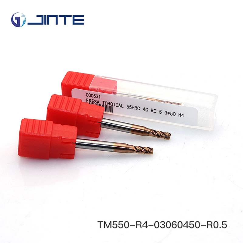 corner radius high performance 4 flute end mill for CNC machining