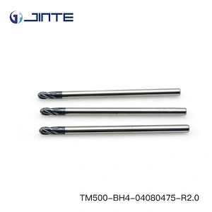 Wholesale Price Extra Long  4 Flute Solid Carbide ballnose end mill CNC milling cutter