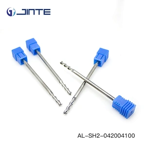 Hot Sale High Precision Tungsten Carbide CNC Lathe Tools 2 Flute Flat Aluminum End Mill