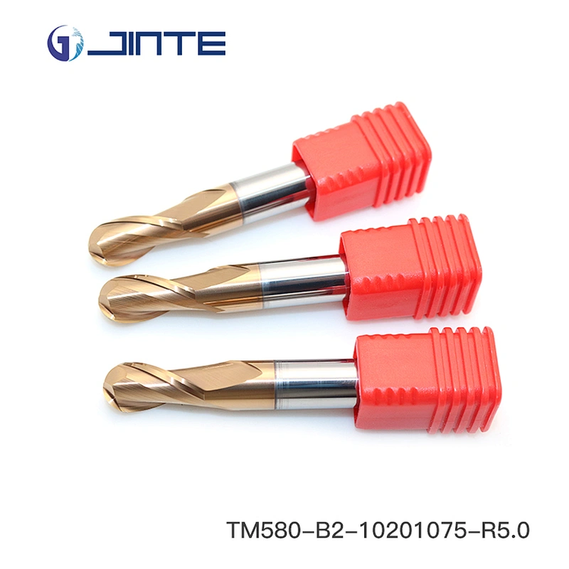 2 flutes ball nose carbide endmill 10*75 cnc cutter tool for stainless steel
